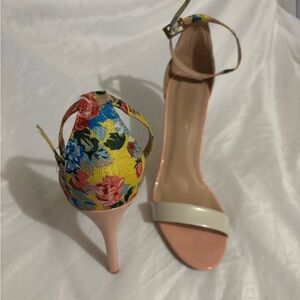 Jacobies floral & nude Helena size 8 1/2